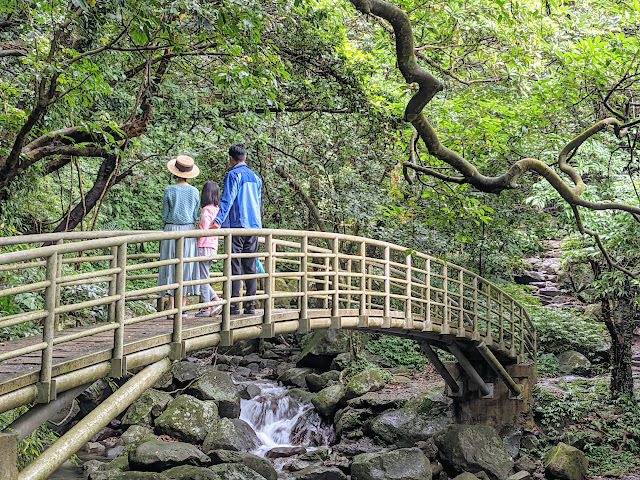 新北市石門區 青山瀑布步道 與青翠森林和沁涼溪水相伴而行
