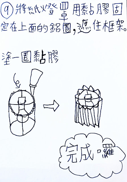 摺紙燈罩DIY