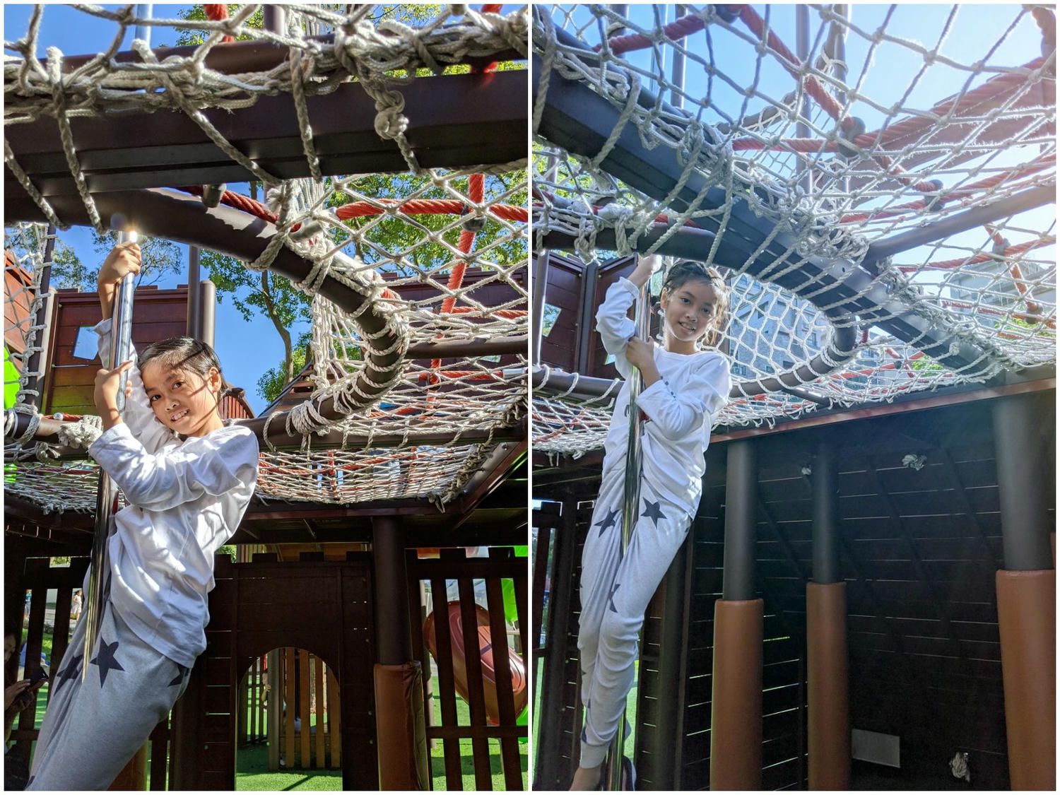 桃園 大有梯田公園。適合帶孩子放電的大型公園，森林挑戰區關卡型帶狀遊具超好玩