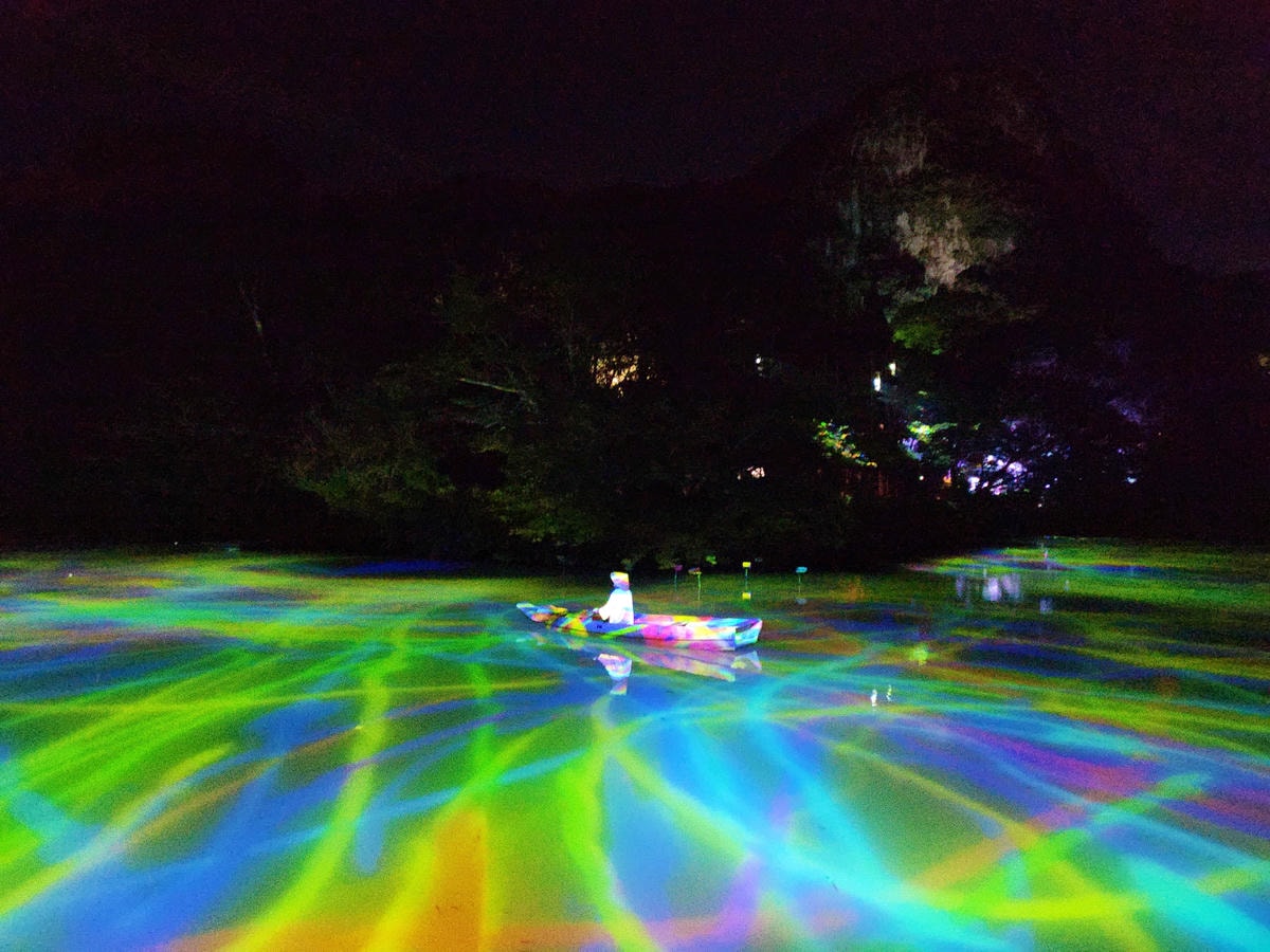 2025 Teamlab 神居住之森 九州武雄溫泉 御船山樂園  森林中夏秋夢幻光影展演
