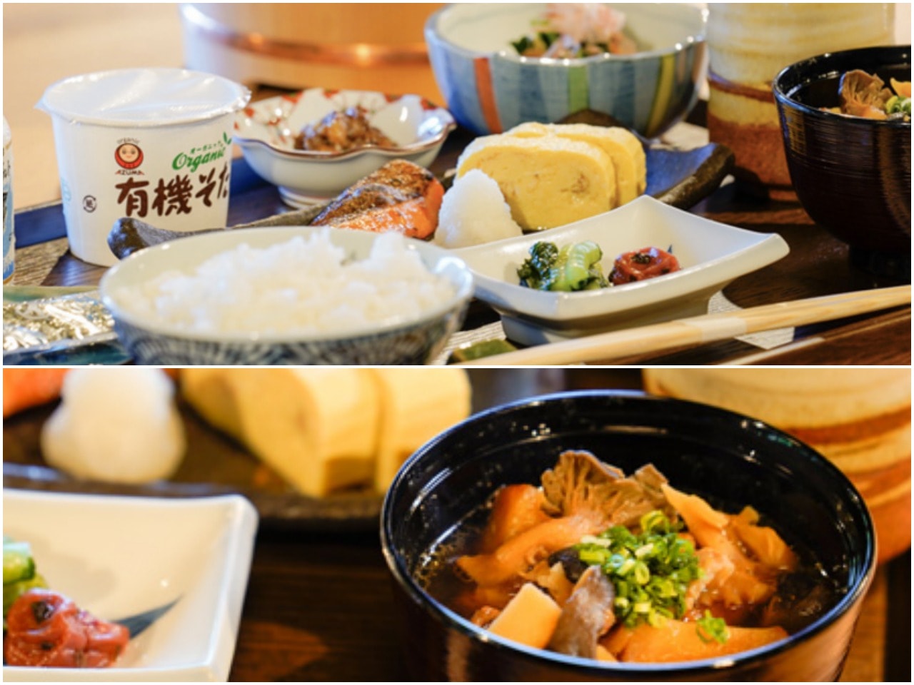 天然溫泉 阿智 星落旅館山星 Hotel & Glamp Yamaboshi。品嘗由米其林廚師監修的地爐料理，享受結合傳統與現代的美味餐點。一泊二食餐點篇。