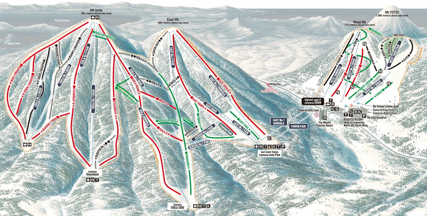 北海道滑雪。留壽都滑雪場拍攝羊蹄山的攻略