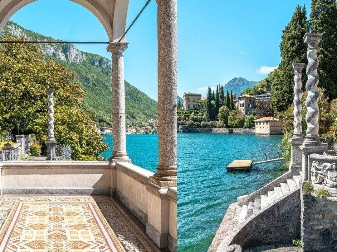 科莫湖 Varenna Villa Monastero: 瓦倫納最浪漫的湖畔別墅與修道院花園 - 第7張圖 貝拉焦小鎮 Bellagio 梅爾齊別墅花園 Giardini di Villa Melzi。科莫湖畔最美貴族花園,驚豔優雅植物園與摩爾風格小亭
