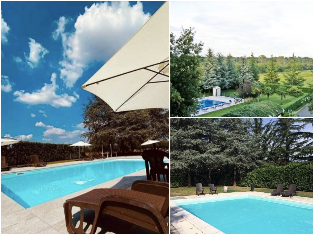 米蘭機場旅館 Hotel Villa Malpensa。機場旅館也能享受歐洲貴族莊園氛圍。